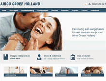 Tablet Screenshot of aircogroep.nl
